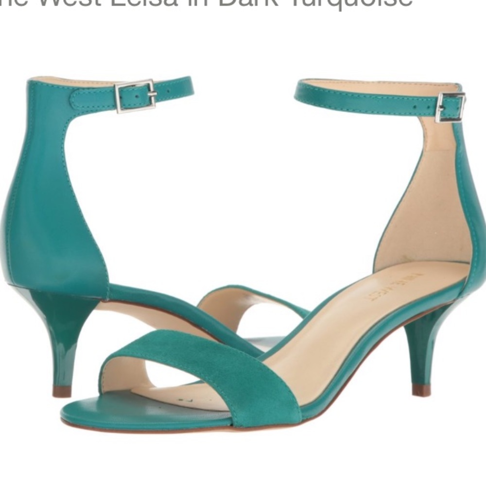 Nine West Leisa sandal in Dark Turquoise